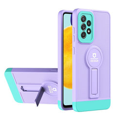 Samsung Galaxy A23 4G Case With a Small Tail Holder - Purple + Light Green