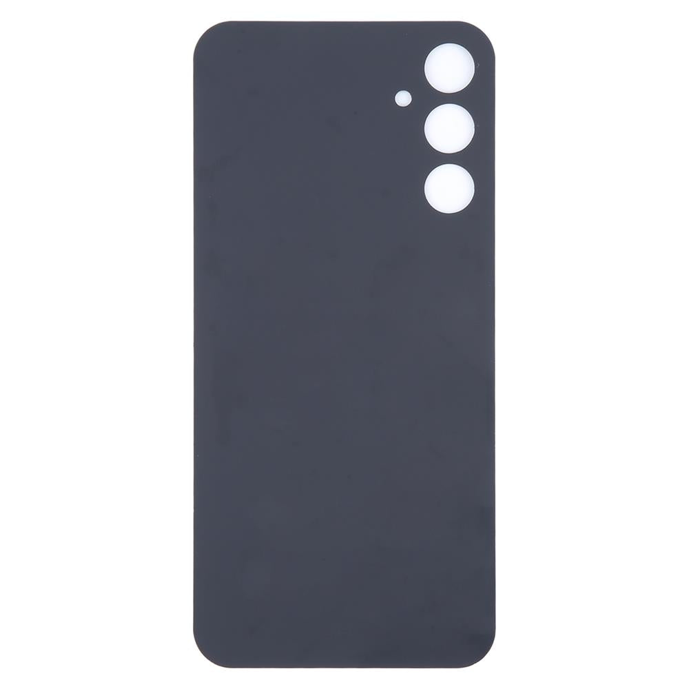 Black Samsung Galaxy A24 back cover with smooth finish and camera cutouts. Ideal replacement for damaged covers.