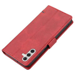 Samsung Galaxy A24 4G Case Classic Secure Magnetic Flip Wallet - Red