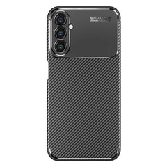 Samsung Galaxy A24 4G Case With Carbon Fiber Texture TPU - Black