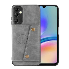 Samsung Galaxy A25 5G Case Double Buckle Card Slots - Grey