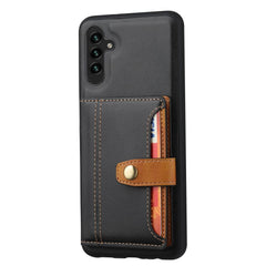 Samsung Galaxy A35 5G Case Calfskin Card Slot - Black