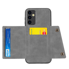 Samsung Galaxy A35 5G Case Double Buckle Card Slots - Grey