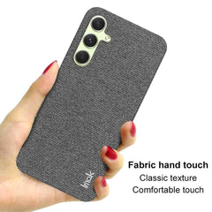 Samsung Galaxy A35 5G Case IMAK Ruiyi Series Cloth Texture - Black