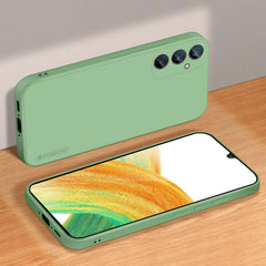 Samsung Galaxy A35 5G Case Liquid Silicone and TPU - Green