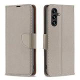 Samsung Galaxy A55 5G Case Litchi Texture PU Leather - Grey