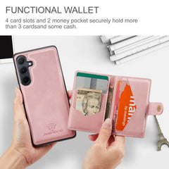 Samsung Galaxy A35 5G Case With Detachable Magnetic Wallet - Pink