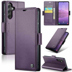 Samsung Galaxy A35 5G Case RFID Anti-theft PU - Pearly Purple