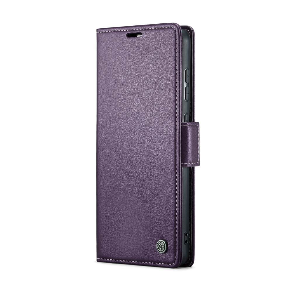 Samsung Galaxy A35 5G Case RFID Anti-theft PU - Pearly Purple