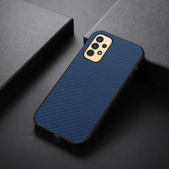 Samsung Galaxy A53 5G Case Secure Carbon Fiber Texture - Blue