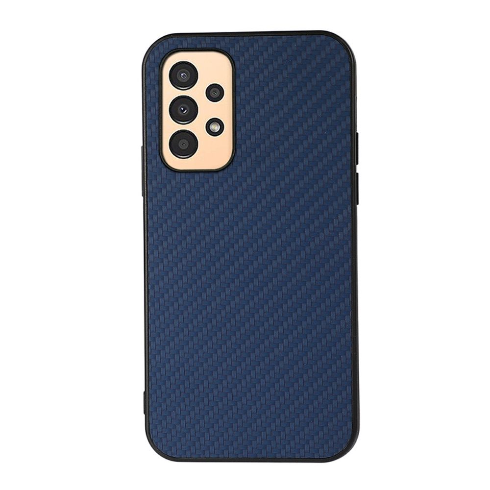 Samsung Galaxy A53 5G Case Secure Carbon Fiber Texture - Blue