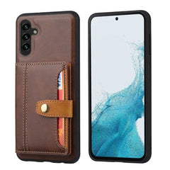 Samsung Galaxy A55 5G Case Calfskin Card Slot - Brown