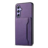 Samsung A55 Case Calfskin PU Leather - Purple