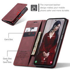 Samsung Galaxy A55 5G Case CaseMe 013 2-Card Slots - Wine Red