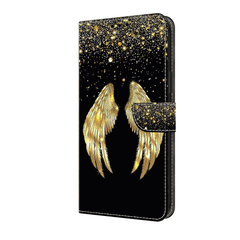 Samsung Galaxy A55 5G Case Crystal 3D Protective - Golden Wings