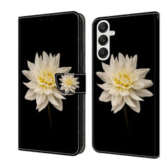 Samsung Galaxy A55 5G Case Crystal 3D Shockproof - White Flower