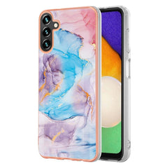 Samsung Galaxy A55 5G Case Electroplating IMD TPU - Blue Marble