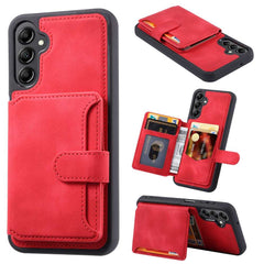 Samsung Galaxy A55 5G Case RFID Anti-theft PU Leather - Red