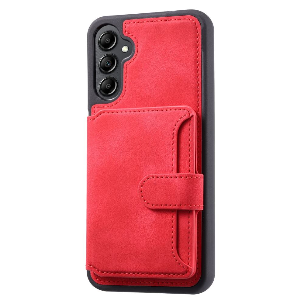 Samsung Galaxy A55 5G Case RFID Anti-theft PU Leather - Red