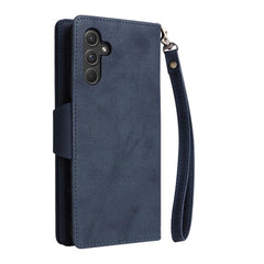 Samsung Galaxy A55 5G Case Rivet Buckle 9 Cards - Blue