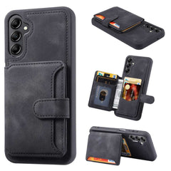 Samsung Galaxy A55 5G Case Skin Feel PU Leather - Black