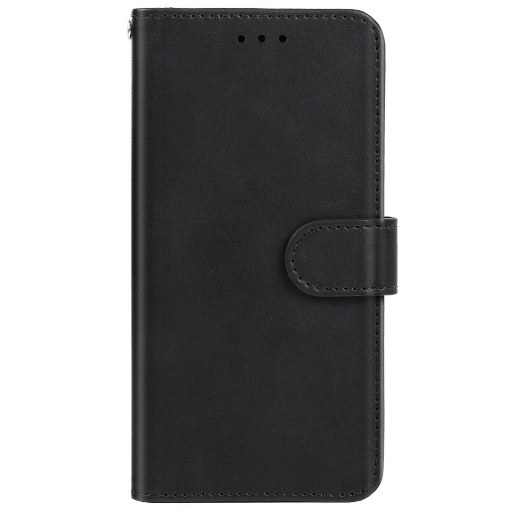 Samsung Galaxy A70 Case PU Leather Secure Flip Wallet - Black