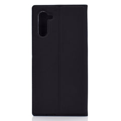 Samsung Galaxy Note 10 Case Ultra-thin PU Leather Wallet - Black