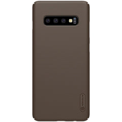 Samsung Galaxy S10 Case NILLKIN Frosted Concave Convex Texture - Brown