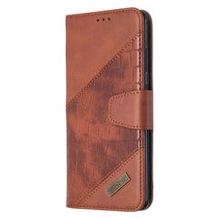 Samsung Galaxy S20 Ultra Case Matching Color Crocodile Texture - Brown