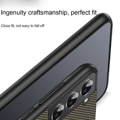 Samsung Galaxy S22 5G Case Ultra-thin Carbon Fiber Texture - Black