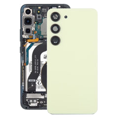 Samsung Galaxy S23 Battery Cover with Camera Lens Cover - Lime