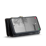 Samsung Galaxy S24 5G Case Multi-slot Detachable Protective Wallet - Black