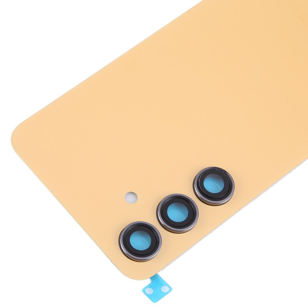 Samsung Galaxy S24 Battery Back Cover with Camera Lens - Amber Yellow