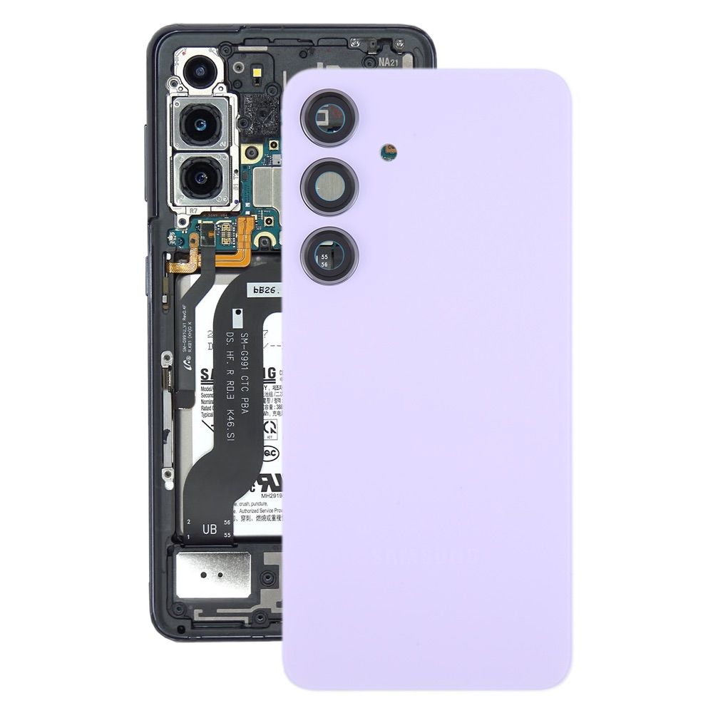 Samsung Galaxy S24 Battery Back Cover with Camera Lens - Cobalt Violet