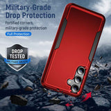 Samsung Galaxy S24 Plus 5G Case Pioneer Armor Heavy Duty - Red