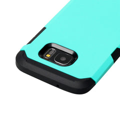 Samsung Galaxy S7 Edge Case TPU + PC Armor Combination - Green