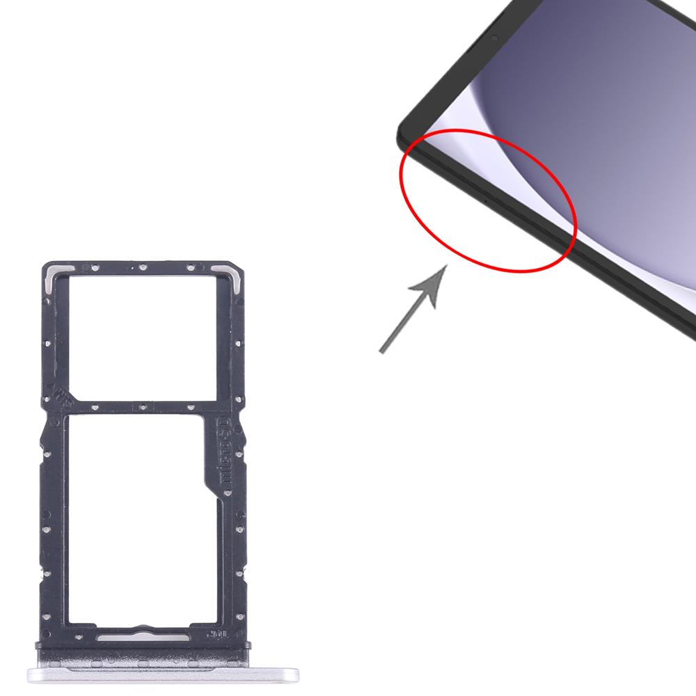 Samsung Galaxy Tab A9 SIM Card Tray Replacement - Silver