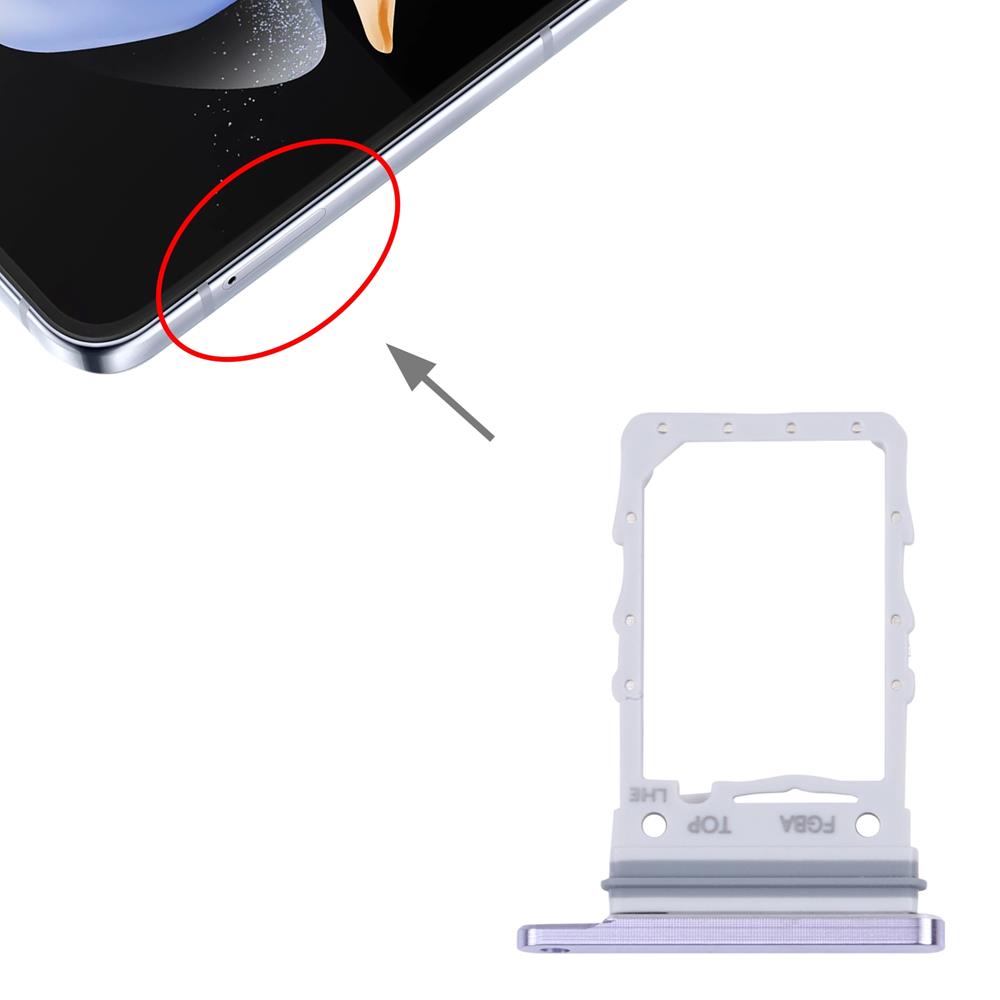 Samsung Galaxy Z Flip4 Replacement SIM Card Tray Slot - Purple