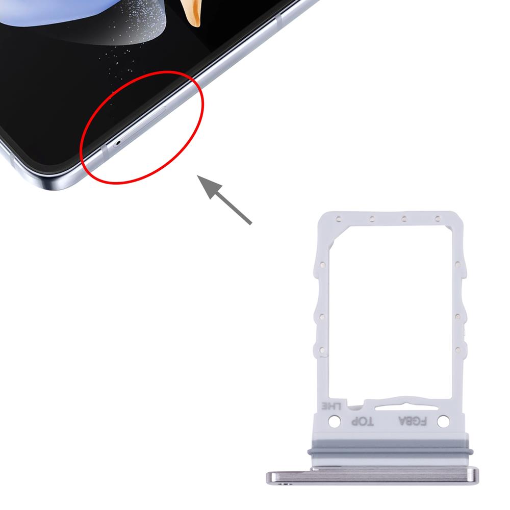 Samsung Galaxy Z Flip4 SIM Card Tray Slot Replacement - Silver