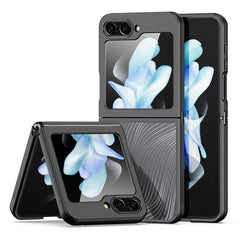 Samsung Galaxy Z Flip5 Case Flowing lines on the backplane - Transparent