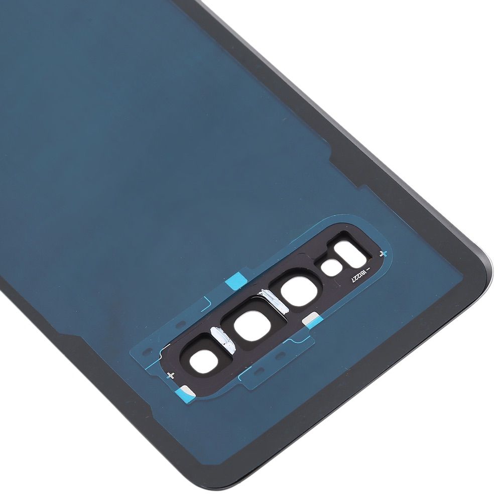 Samsung Galaxy S10 Battery Back Cover with Camera Lens Cover & Adhesive - Black