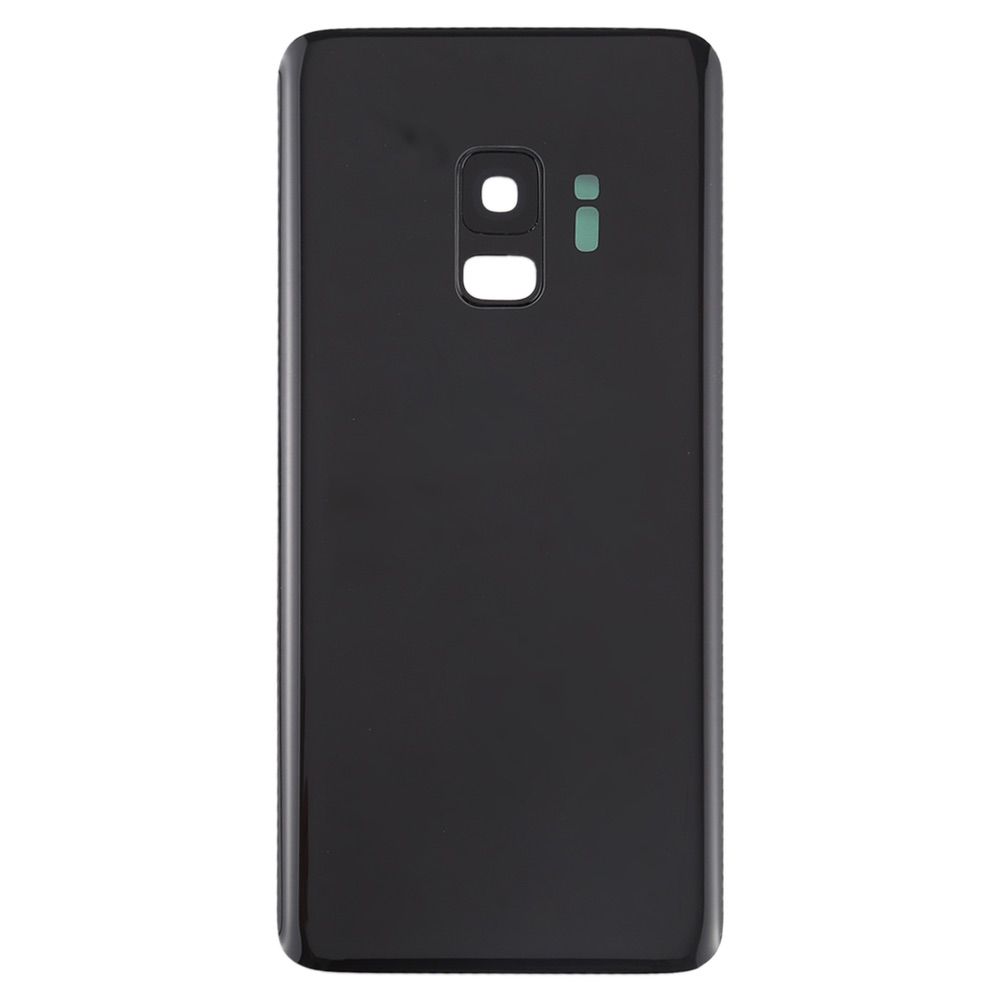 Samsung Galaxy S9 Battery Back Cover with Camera Lens Cover & Adhesive - Black