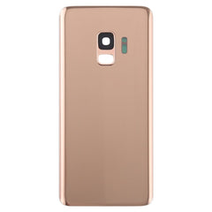 Samsung Galaxy S9 Battery Back Cover with Camera Lens Cover & Adhesive - Gold