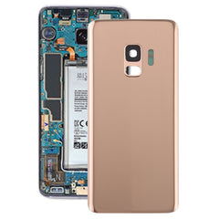 Samsung Galaxy S9 Battery Back Cover with Camera Lens Cover & Adhesive - Gold