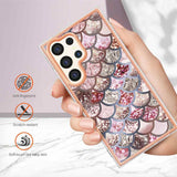 Samsung Galaxy S24 Ultra 5G Case Shockproof IMD - Pink Scales