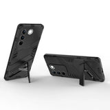 Vivo V27 Pro Case Shockproof Invisible Holder - Black