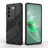 Vivo V27 Pro Case Shockproof Invisible Holder - Black