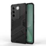 Vivo V27 Pro Case Shockproof Invisible Holder - Black