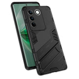 Vivo V27 Pro Case Shockproof Invisible Holder - Black