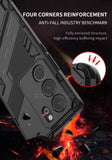 Vivo V29 Case Shockproof Invisible Holder- Black